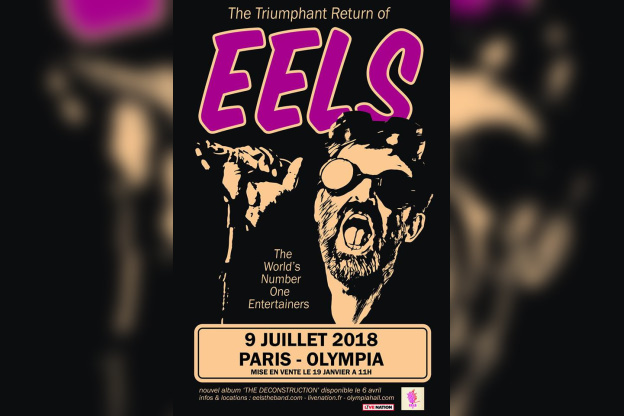 Eels en concert à l'Olympia de Paris en juillet 2018
