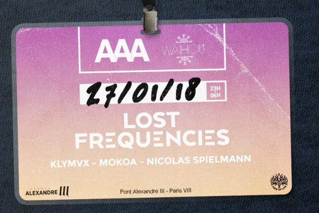 AAA x Wahou avec Lost Frequencies