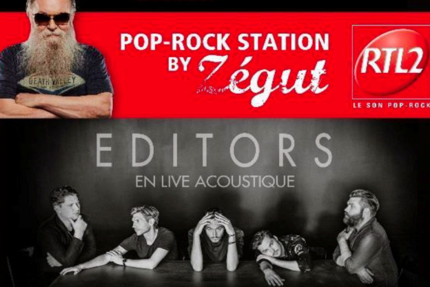 Pop Rock Station by Zégut au Hard Rock Café Paris avec Editors