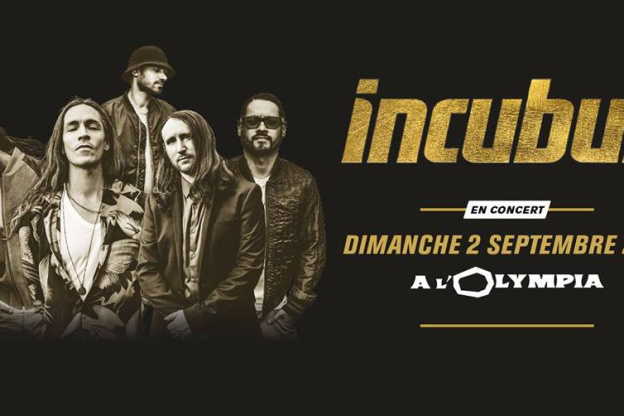 Incubus en concert à l'Olympia de Paris en septembre 2018