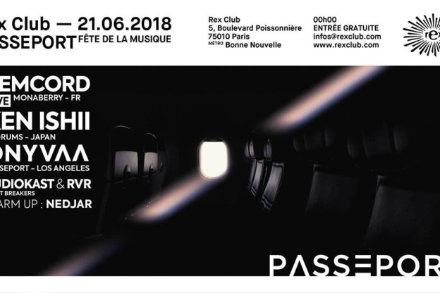 Rex Club "Fête de la Musique" 2018 : KEN ISHII, Onyvaa, Remcord