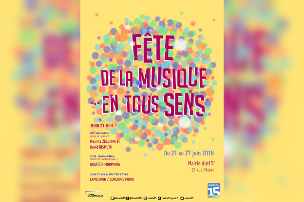 Fête de la Musique 2018 sur le Parvis de la Mairie du 15e