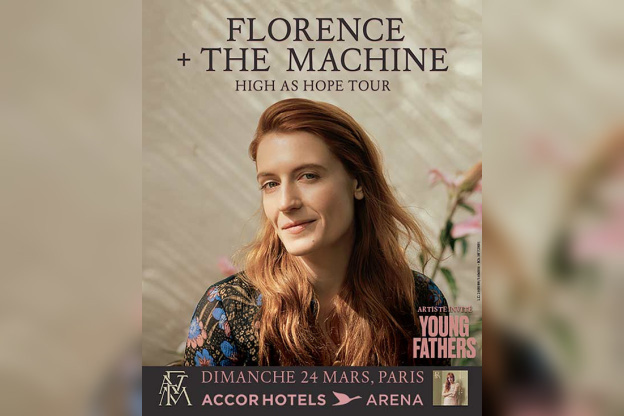 Florence and The Machine en concert à l'AccorHotels Arena Bercy de Paris en mars 2019