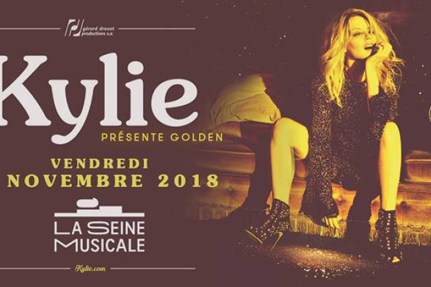 Kylie Minogue en concert à La Seine Musicale en novembre 2018