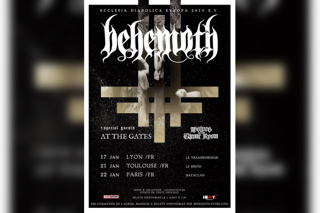 Behemoth en concert au Bataclan de Paris en janvier 2019