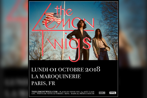 The Lemon Twigs en concert à La Maroquinerie de Paris en octobre 2018