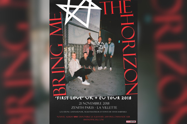 Bring me The Horizon en concert au Zénith de Paris en novembre 2018