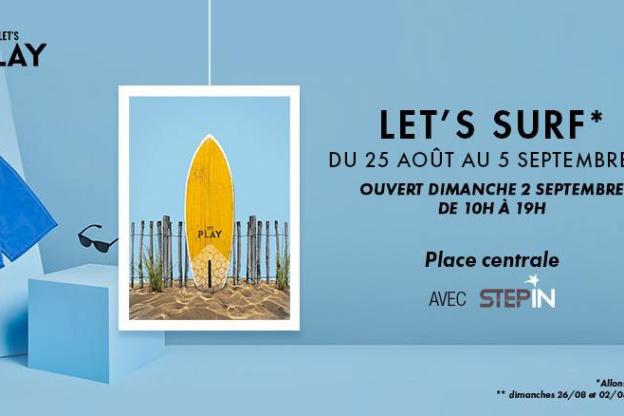 Let's surf : animations nautiques à Belle Epine 