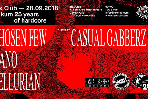 Mokum 25 Years Of Hardcore au Rex Club 