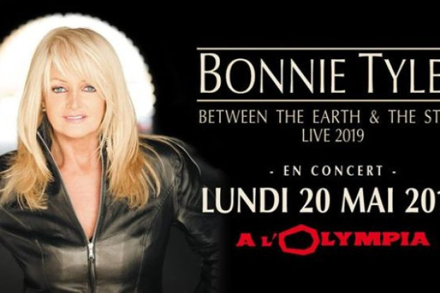 Bonnie Tyler en concert à l’Olympia de Paris en mai 2019