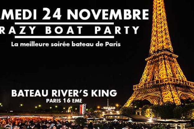 Crazy Boat Party de retour au River's King le 24 novembre 2018