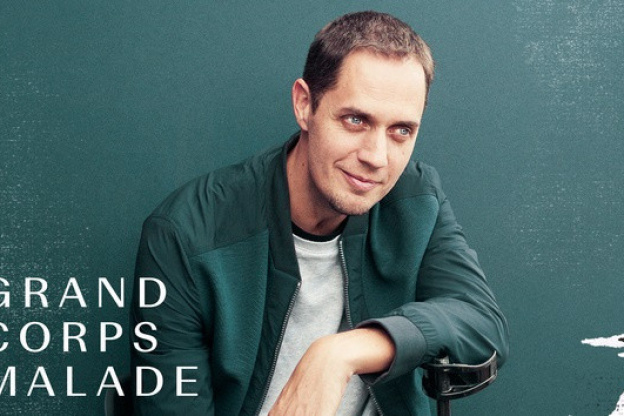 Grand Corps Malade en concert à l'Olympia de Paris en octobre 2019