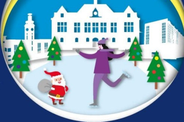 Noël 2018 à Montrouge : patinoire et sculpture de glace