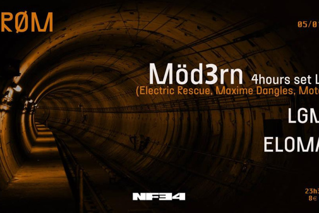 Drøm et Möd3rn en live au NF-34 