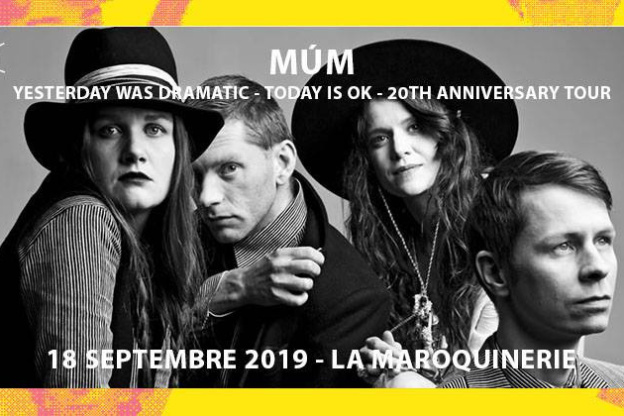 Múm en concert à La Maroquinerie de Paris en septembre 2019