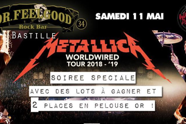 Metallica Warm Up au Dr FeelGood Bastille à Paris