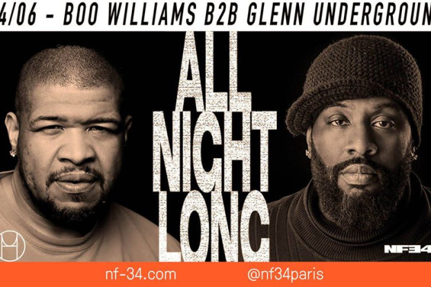 NF-34 x HOU : Boo Williams B2B Glenn Underground All Night Long