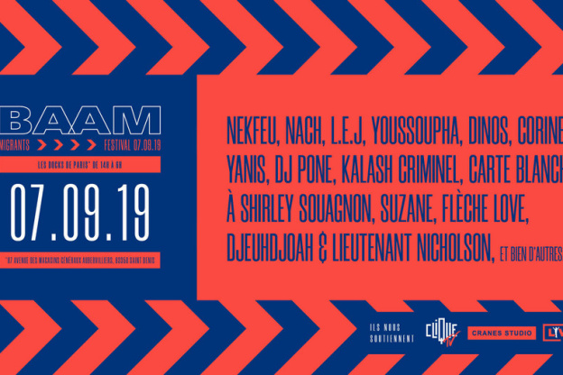 BAAM Migrants Festival aux Docks de Paris : festival de soutien avec Nekfeu, Jain, Youssoupha...