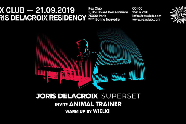 Joris Delacroix invite Animal Trainer et Wielki au Rex Club