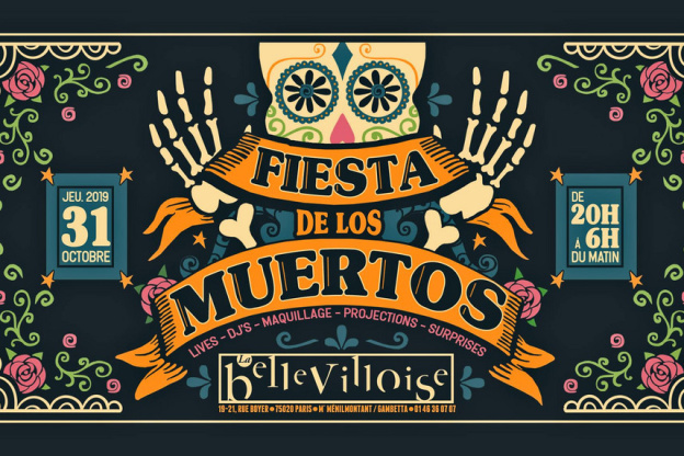 Halloween 2019 : Fiesta de Los Muertos à La Bellevilloise