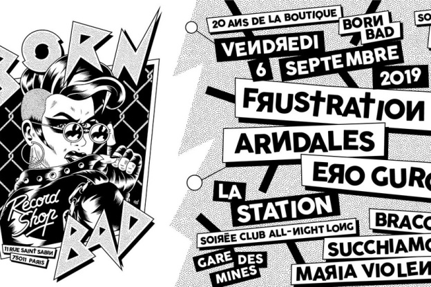 Born Bad Record Shop fête ses 20 ans à La Station-Gare des Mines