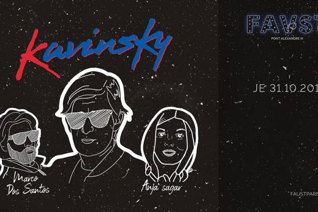 Kavinsky, Marco Dos Santos et Anja Sugar au Faust