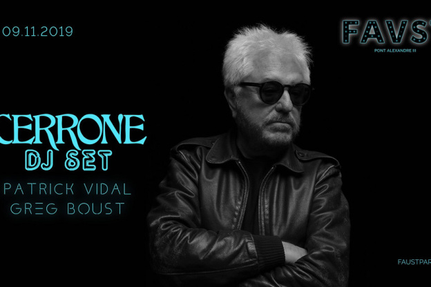 Cerrone au Faust avec Patrick Vidal et Greg Boust