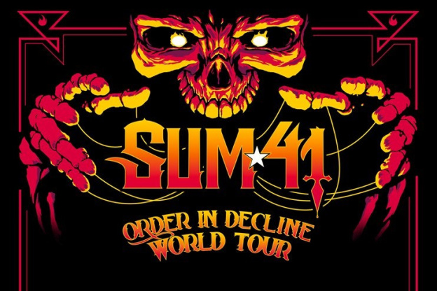 Sum 41 en concert au Zénith de Paris en janvier 2020