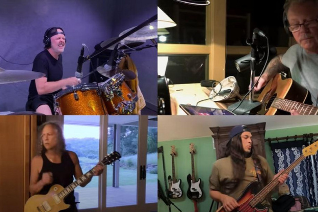 Metallica diffuse une nouvelle version de 'Blackened' en confinement 