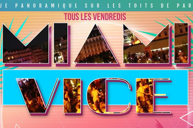 Terrazza Miami Vice sur les toits de Paris 