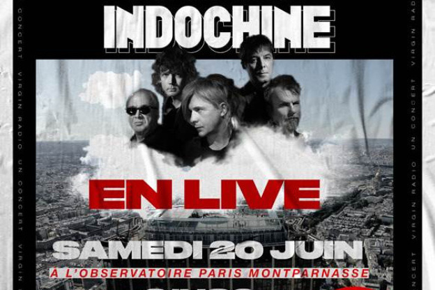 Fête de la musique 2020 : Indochine en concert Virgin Radio à l'Observatoire Paris Montparnasse