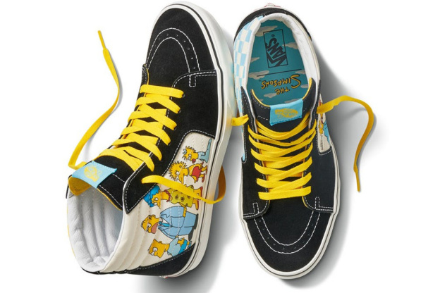 The Simpsons x Vans : nouvelle collaboration exclusive de chaussures, vêtements et accessoires