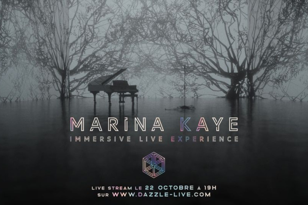 Marina Kaye en live stream immersif pour Dazzle 
