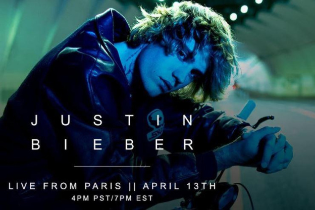 Justin Bieber annonce un concert à suivre en live streaming depuis Paris