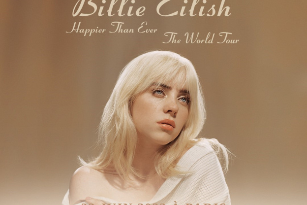 Billie Eilish en concert à l'Accor Arena de Paris en juin 2022