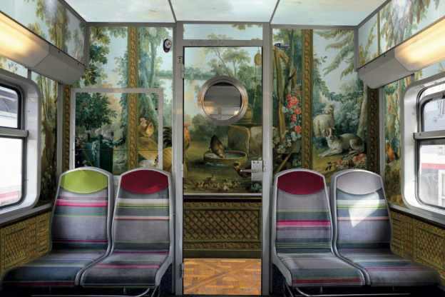 Train Paris Musées : quand des œuvres de musées parisiens décorent le RER C