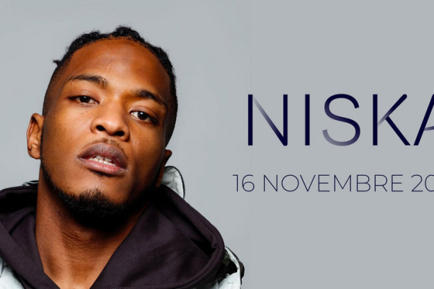 Niska en concert à l'Accor Arena de Paris en novembre 2022