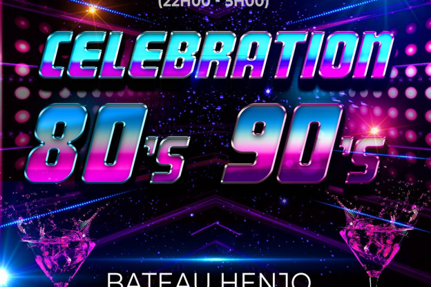 Réveillon du nouvel an 2022 à Paris : Boat party spéciale années 80s et 90s