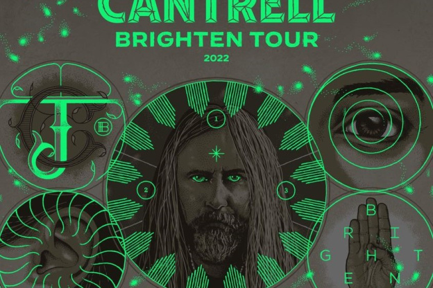 Jerry Cantrell d’Alice in Chains en concert à l’Alhambra de Paris en juin 2022