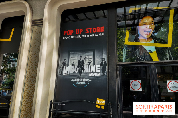 Pop up store Indochine à la Fnac des Ternes