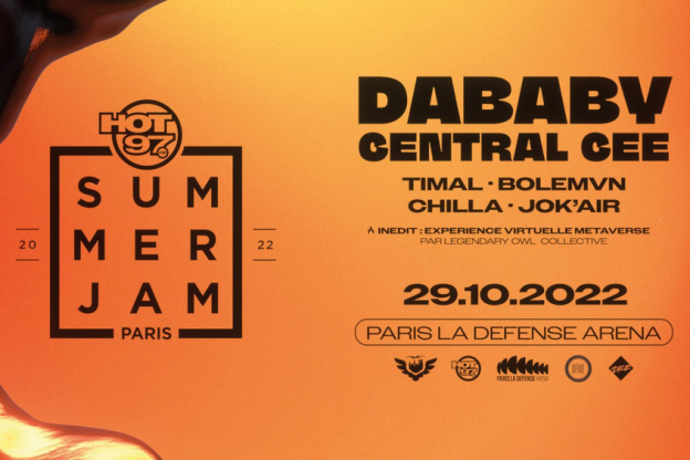 Festival HOT97 Summer Jam à Paris La Défense Arena en octobre 2022 avec Chilla, DaBaby...