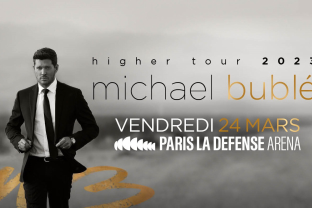 Michael Bublé en concert à Paris La Défense Arena en mars 2023