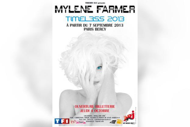 Mylène Farmer en tournée 2013 : date unique à Paris Bercy pour son « Timeless Tour »