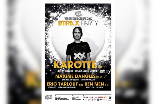 Btrax Party avec Karotte & More au Rex Club 