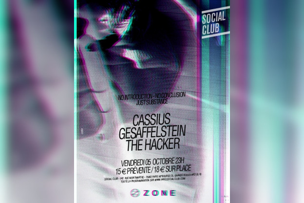 Soirée label Zone au Social Club avec Cassius