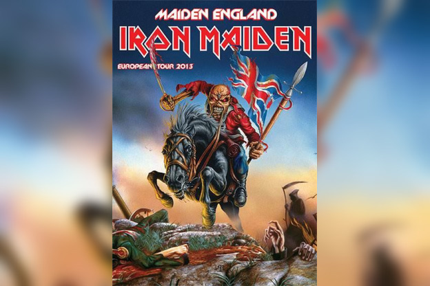Iron Maiden à Paris Bercy en 2013 pour son Maiden England European Tour 