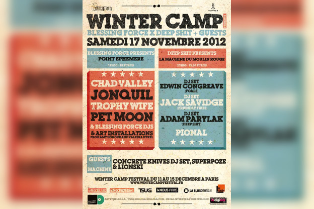 Winter Camp festival : Warm up à la Machine du Moulin Rouge