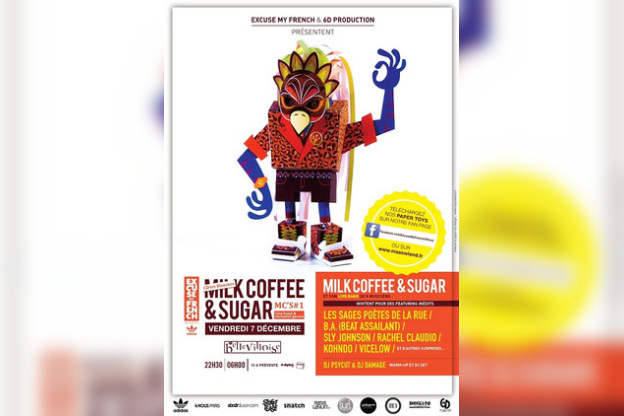 Excuse My French présente Milk Coffee Sugar & guests