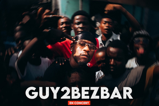 Guy2Bezbar en concert au Zénith de Paris en février 2024