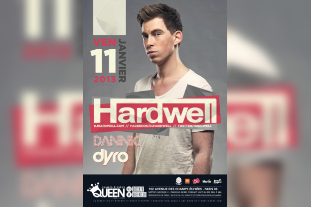 Hardwell au Queen Club Paris